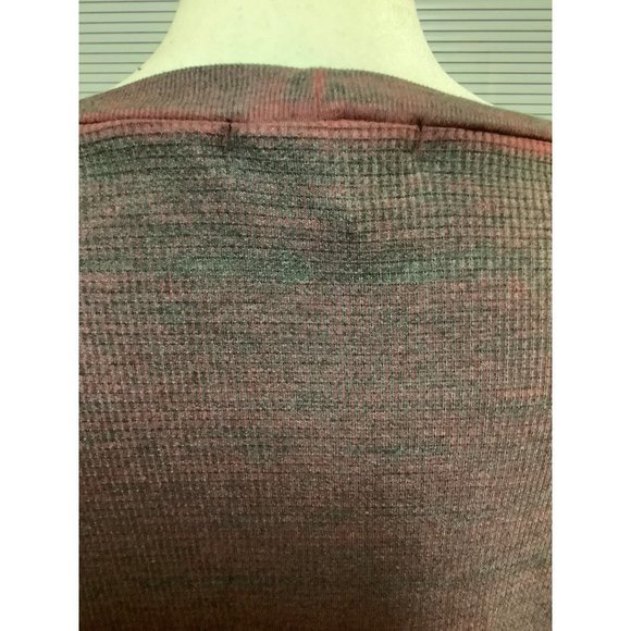 Red Haute Burgundy Black Ombré Waffle Knit - NWT- 2X - Picture 6 of 8